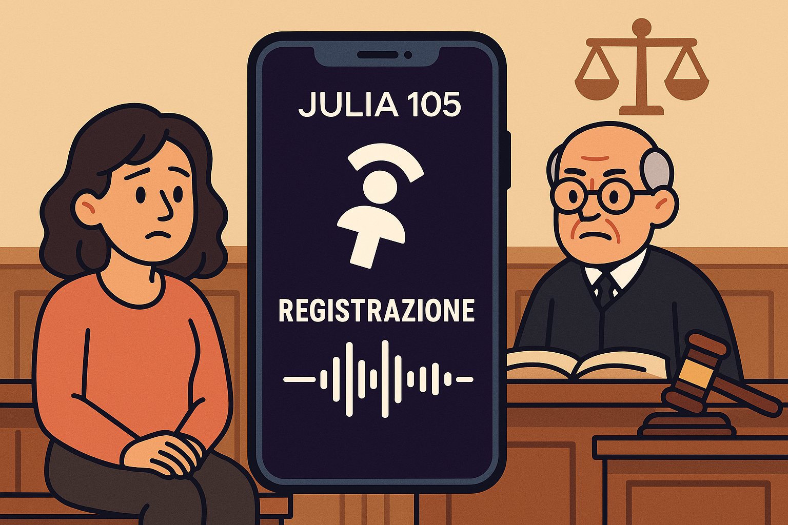 Dettaglio di documenti e prove legali